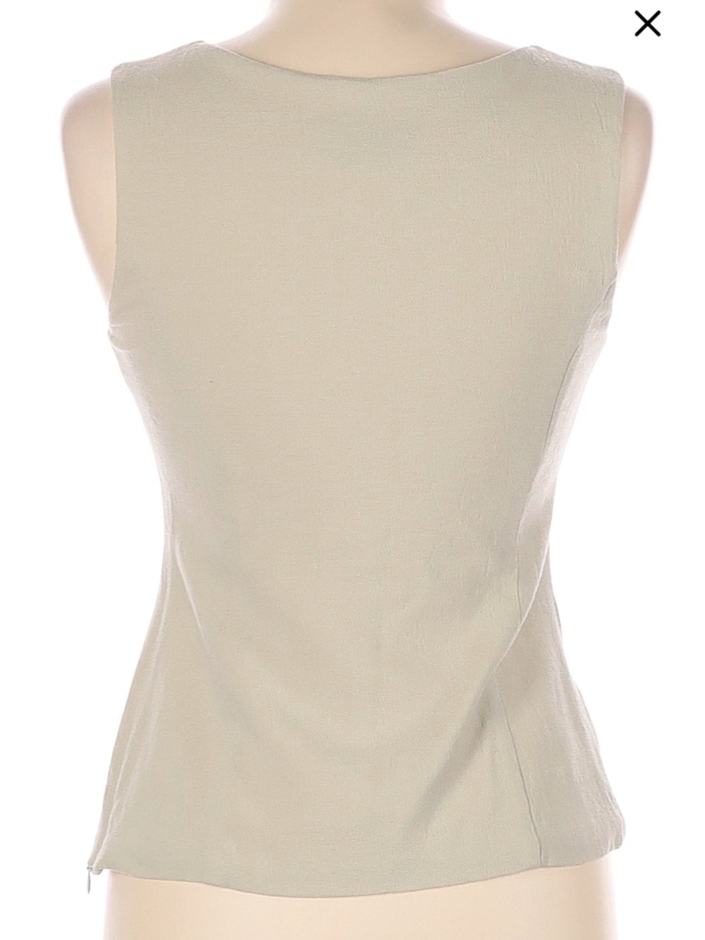 Country Road Sleeveless Cotton/Wool Blouse
